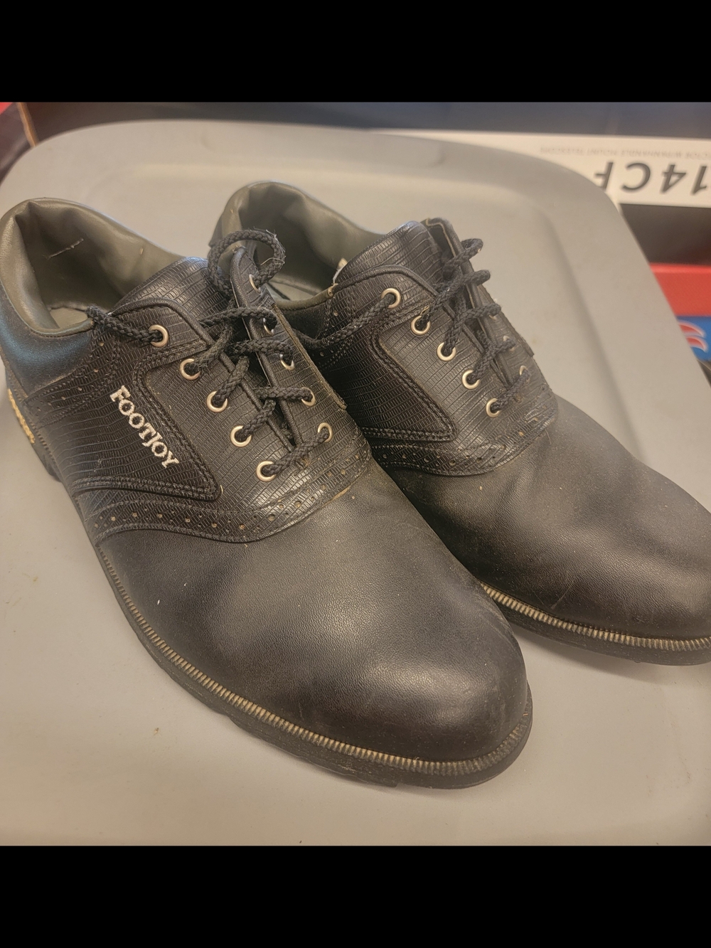 FootJoy Black Men's Lace-Up Golf Oxfords Size 11 Nice!